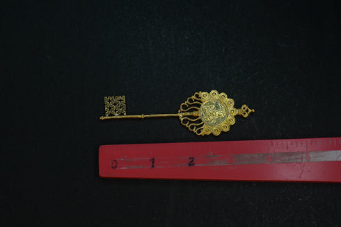 Pure Silver Kuber Key With Gold Finish 18.50G By Mahita Collections